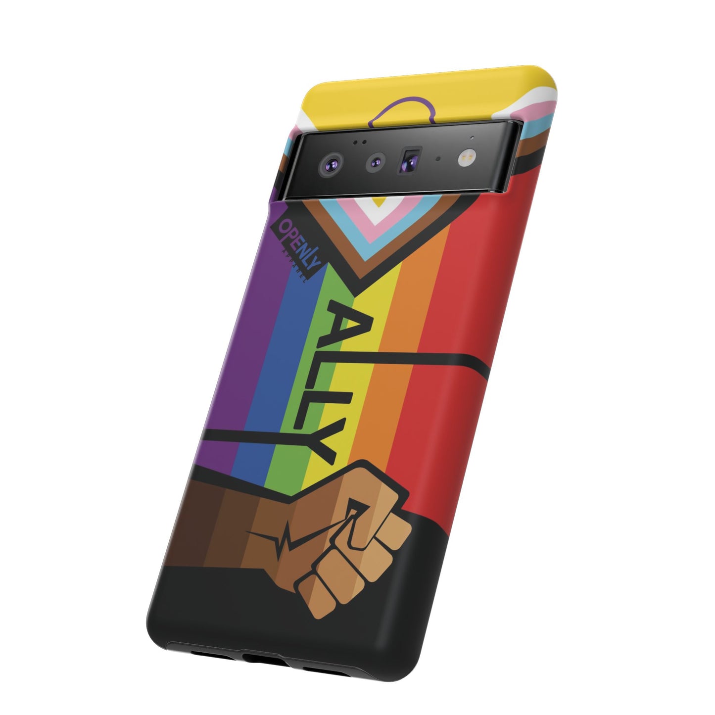 Ally Phone Case - Openly: Ally Design for LGBTQ+ & BIPOC Supporters