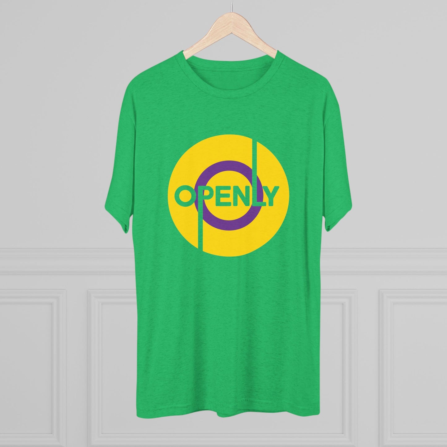 Openly Intersex Unisex Tri-Blend Crew Tee