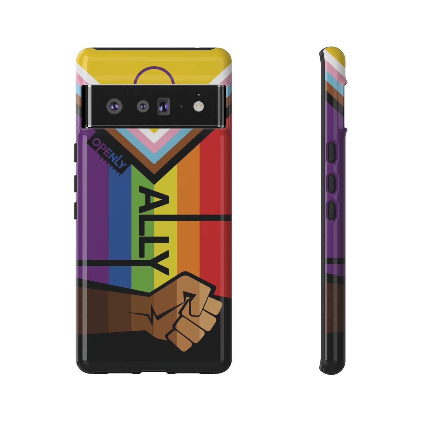 Ally Phone Case - Openly: Ally Design for LGBTQ+ & BIPOC Supporters