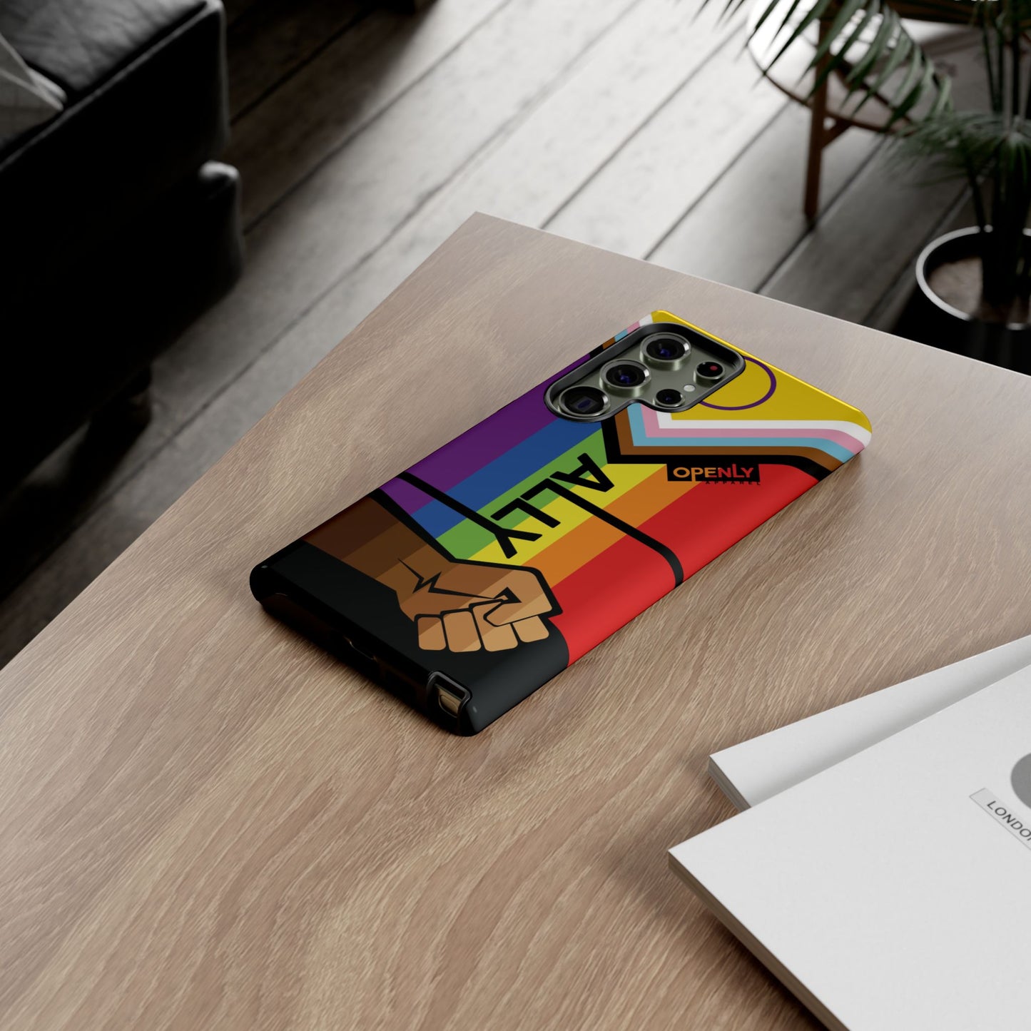Ally Phone Case - Openly: Ally Design for LGBTQ+ & BIPOC Supporters