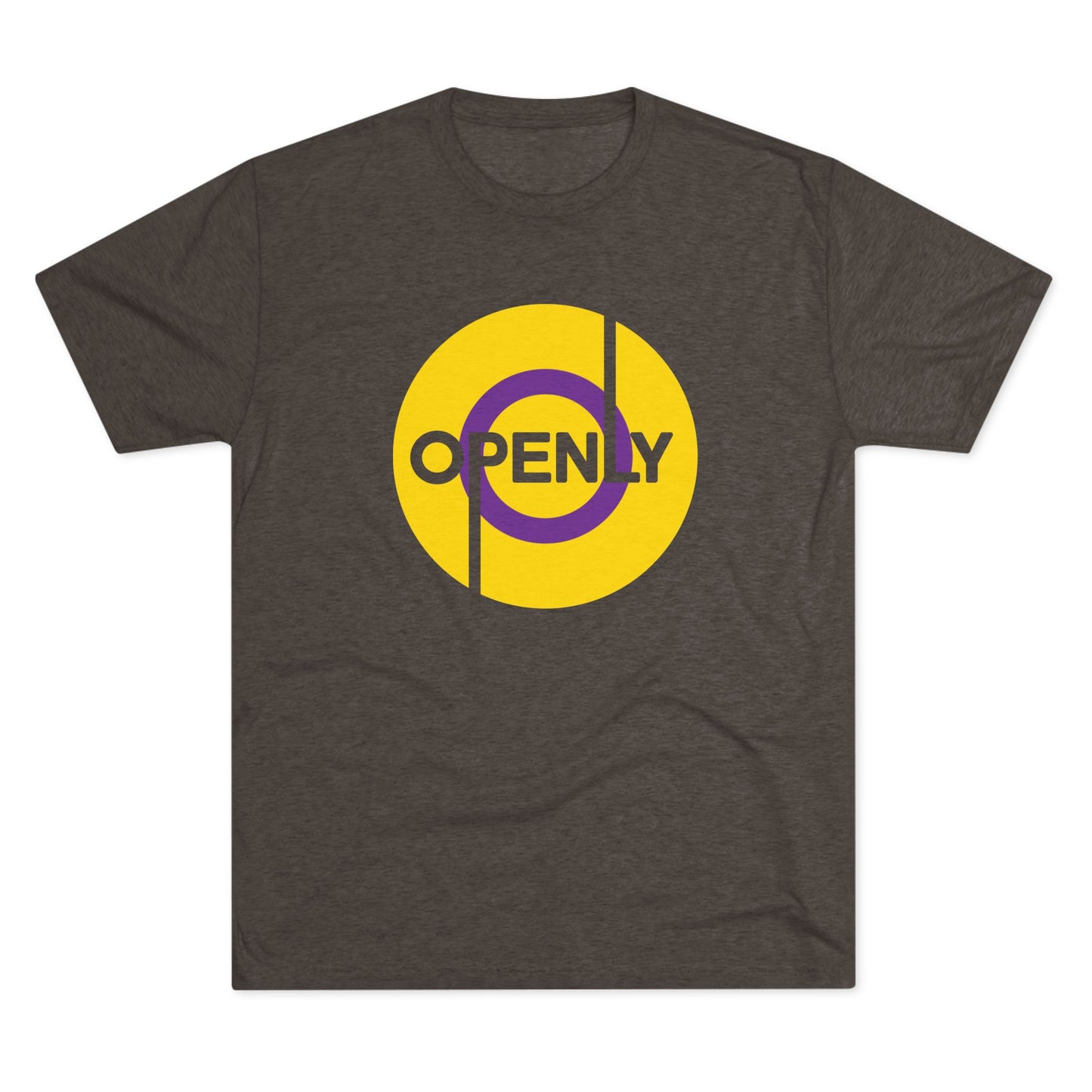 Openly Intersex Unisex Tri-Blend Crew Tee