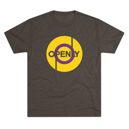 Openly Intersex Unisex Tri-Blend Crew Tee