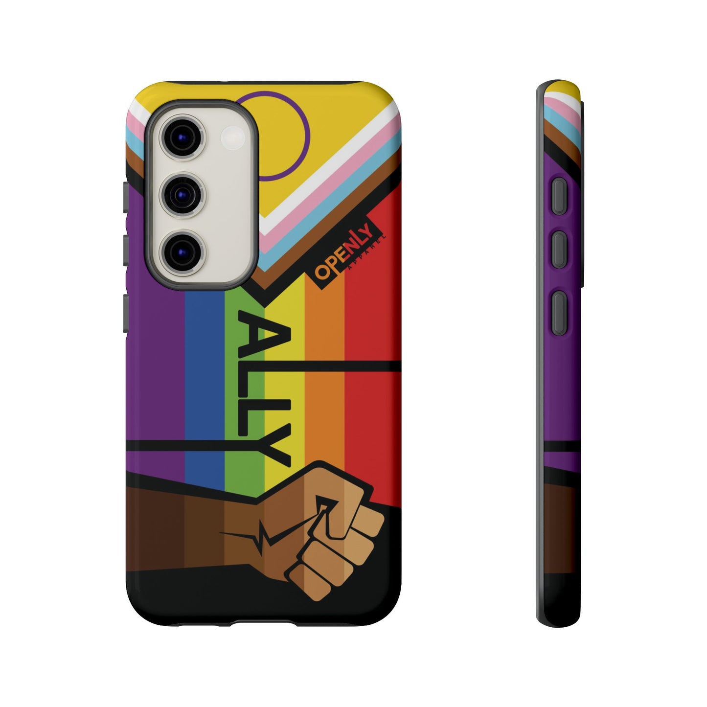 Ally Phone Case - Openly: Ally Design for LGBTQ+ & BIPOC Supporters