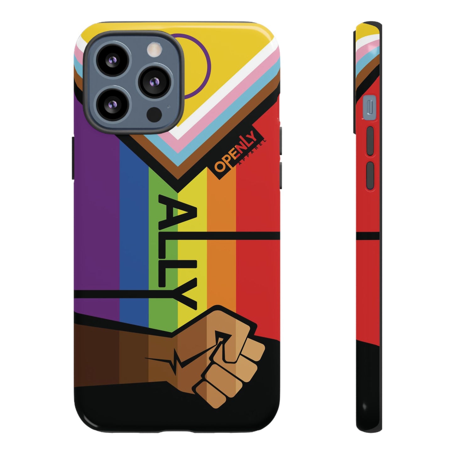 Ally Phone Case - Openly: Ally Design for LGBTQ+ & BIPOC Supporters
