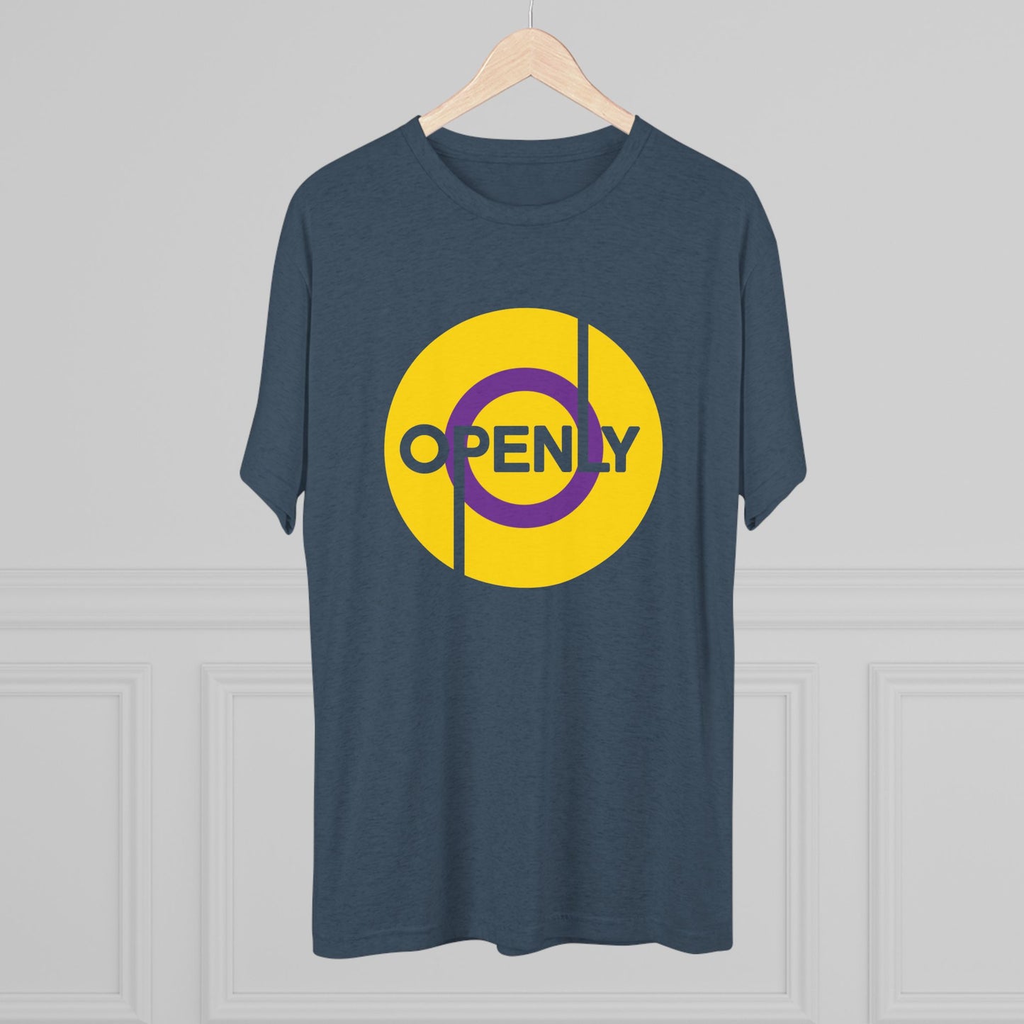 Openly Intersex Unisex Tri-Blend Crew Tee