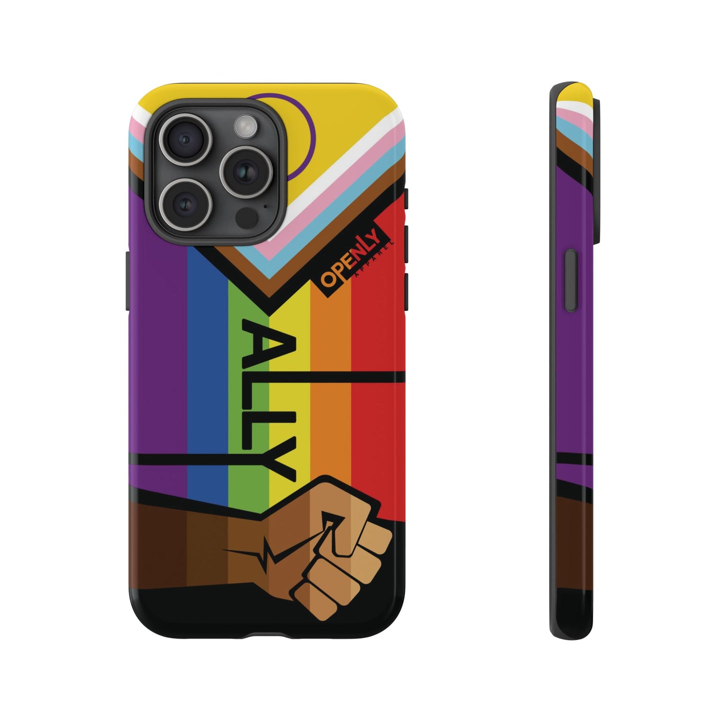 Ally Phone Case - Openly: Ally Design for LGBTQ+ & BIPOC Supporters