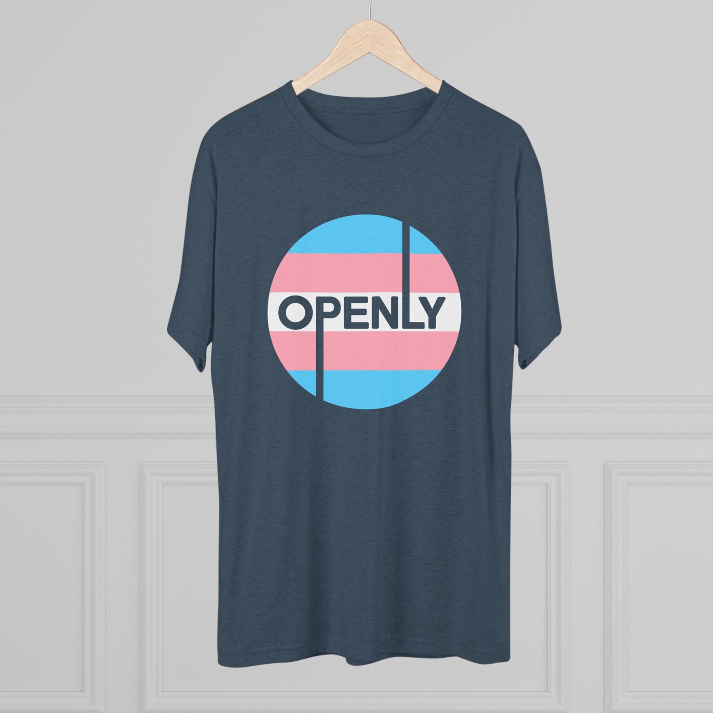 Openly Trans Unisex Tri-Blend Crew Tee