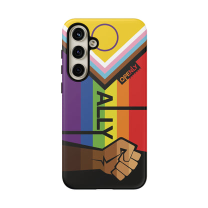 Ally Phone Case - Openly: Ally Design for LGBTQ+ & BIPOC Supporters