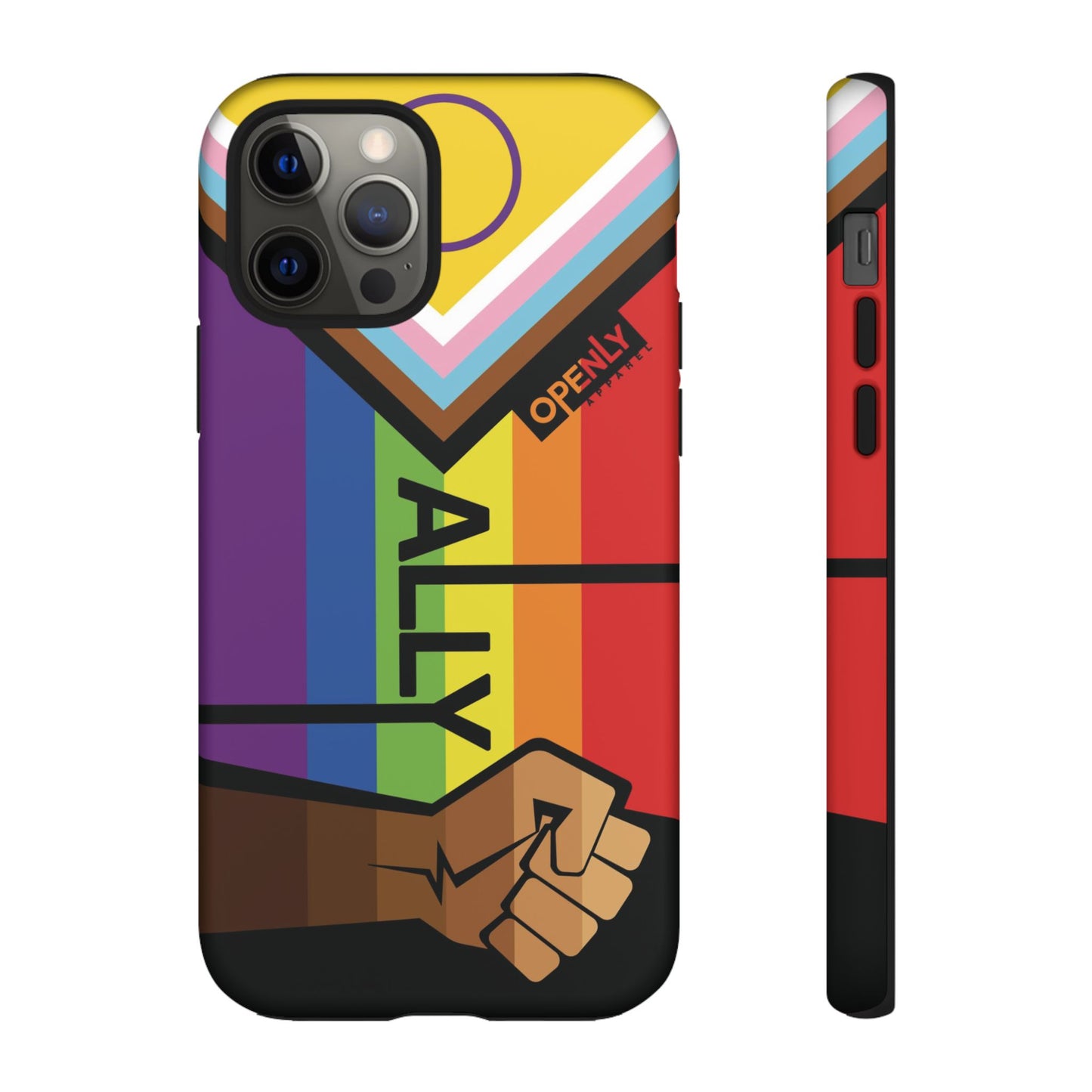 Ally Phone Case - Openly: Ally Design for LGBTQ+ & BIPOC Supporters