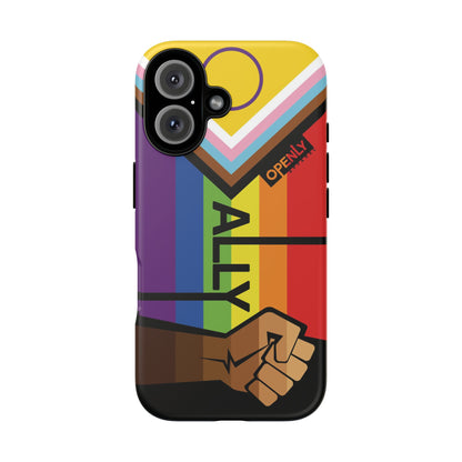 Ally Phone Case - Openly: Ally Design for LGBTQ+ & BIPOC Supporters