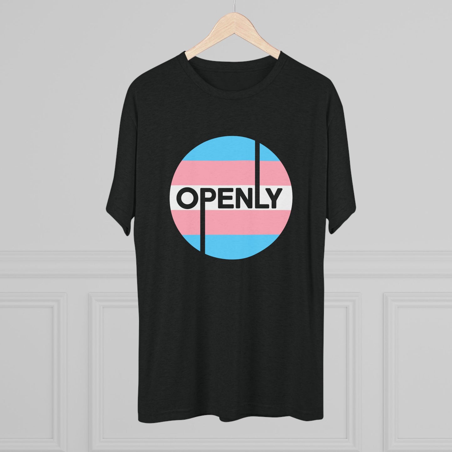 Openly Trans Unisex Tri-Blend Crew Tee