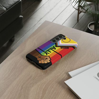 Ally Phone Case - Openly: Ally Design for LGBTQ+ & BIPOC Supporters