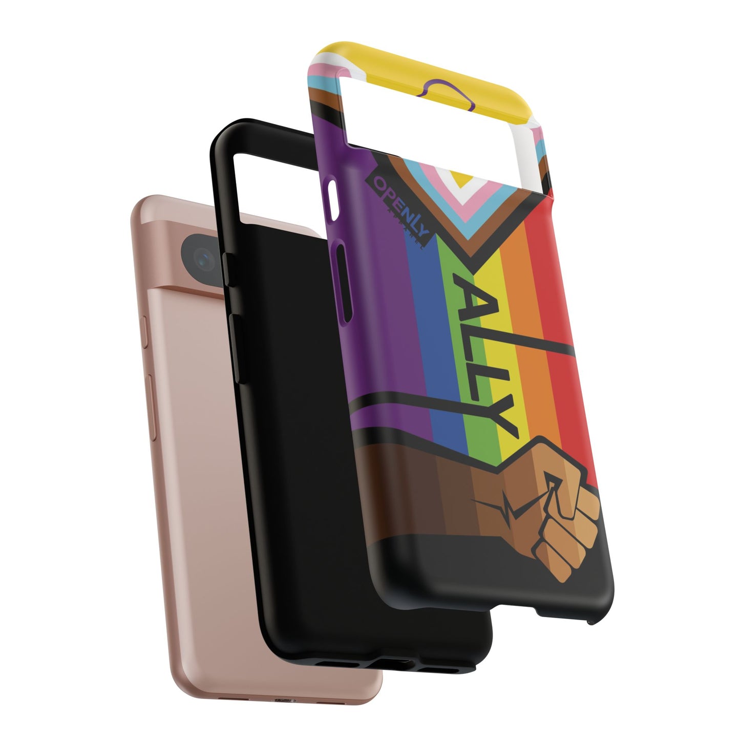 Ally Phone Case - Openly: Ally Design for LGBTQ+ & BIPOC Supporters