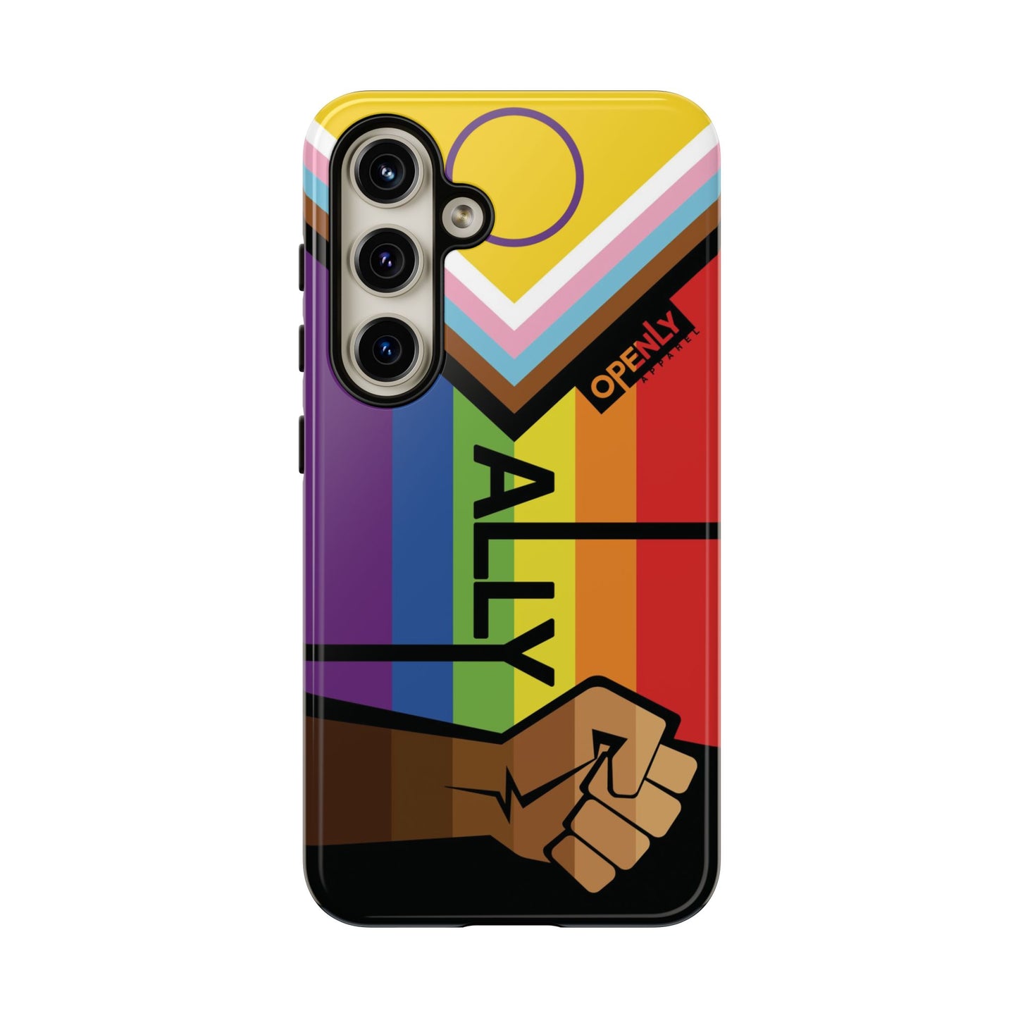 Ally Phone Case - Openly: Ally Design for LGBTQ+ & BIPOC Supporters