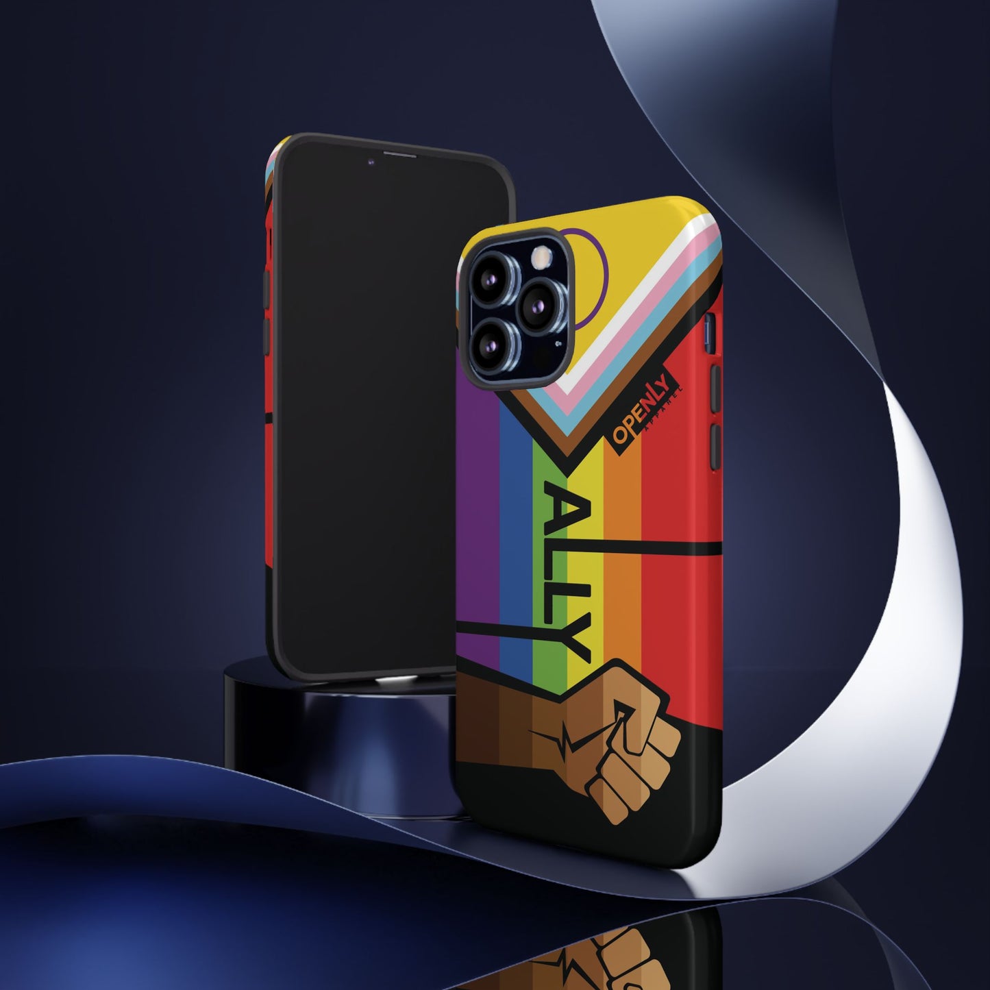 Ally Phone Case - Openly: Ally Design for LGBTQ+ & BIPOC Supporters