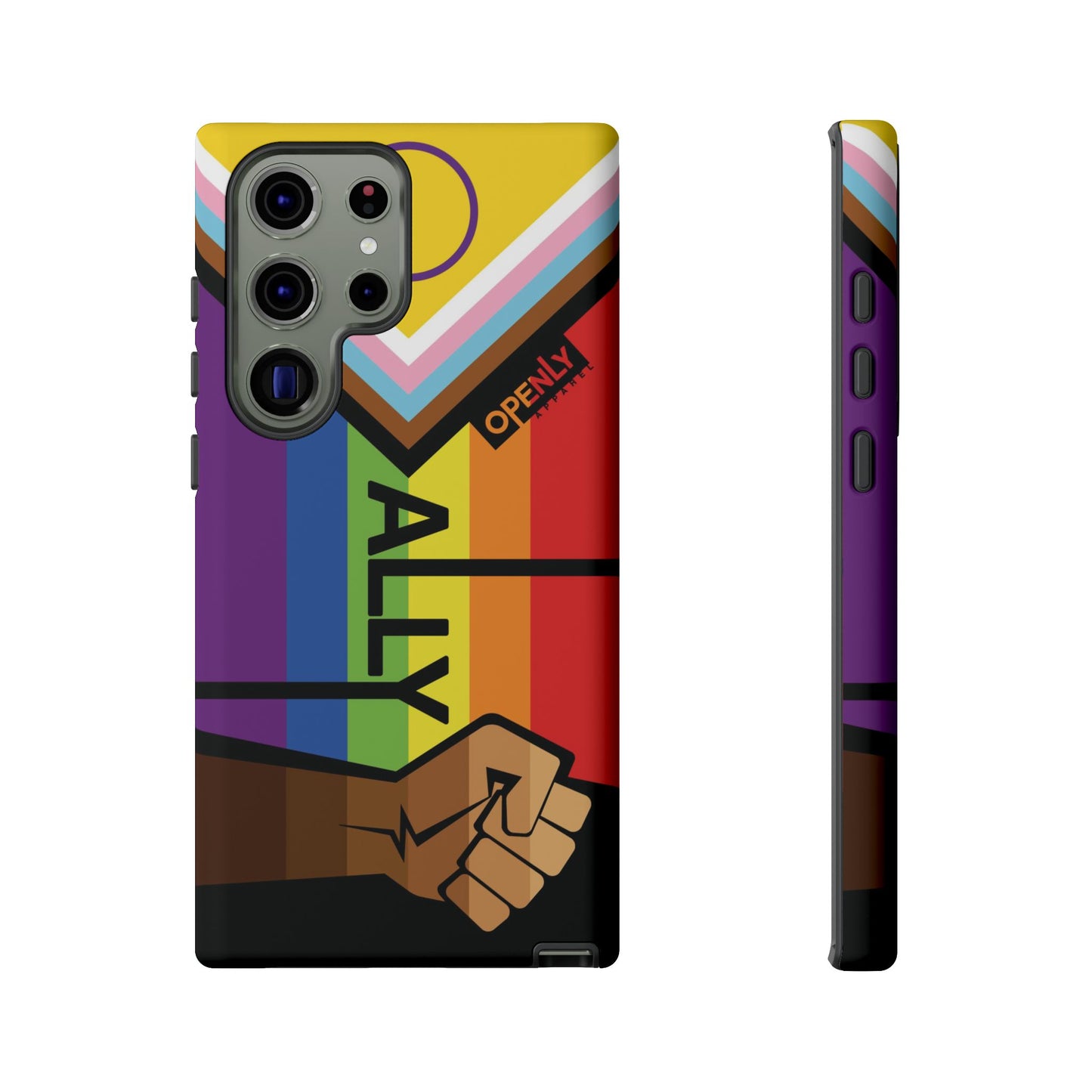 Ally Phone Case - Openly: Ally Design for LGBTQ+ & BIPOC Supporters