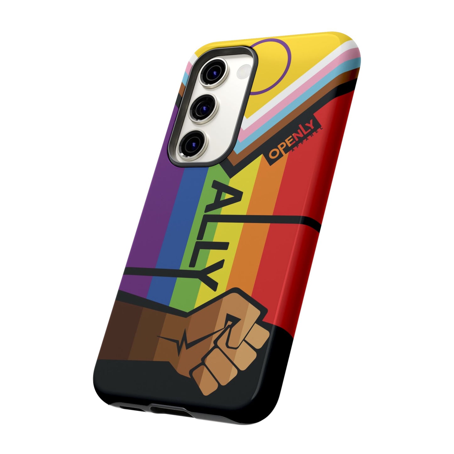 Ally Phone Case - Openly: Ally Design for LGBTQ+ & BIPOC Supporters