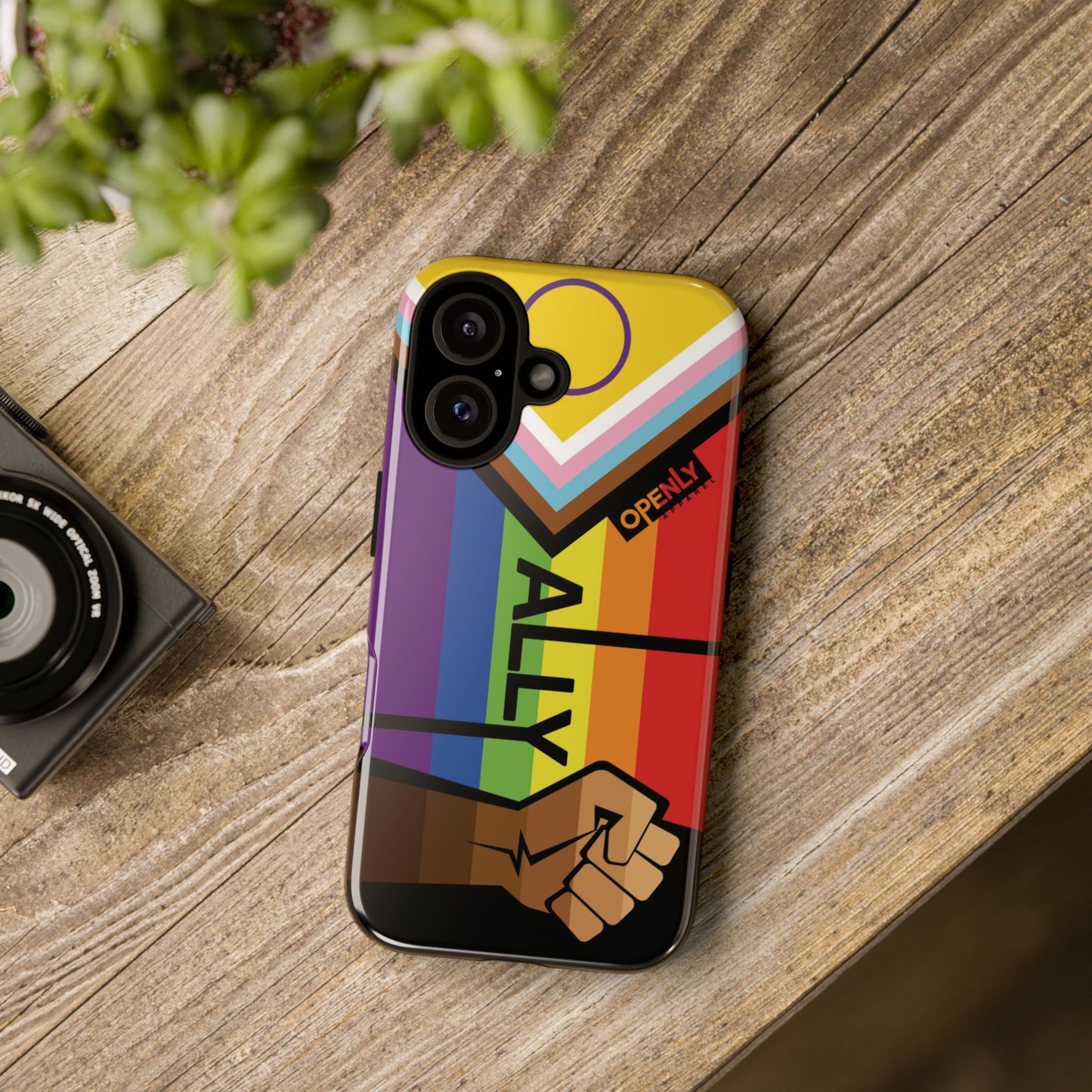 Ally Phone Case - Openly: Ally Design for LGBTQ+ & BIPOC Supporters