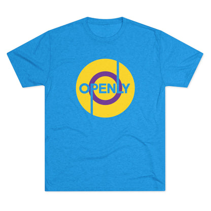 Openly Intersex Unisex Tri-Blend Crew Tee