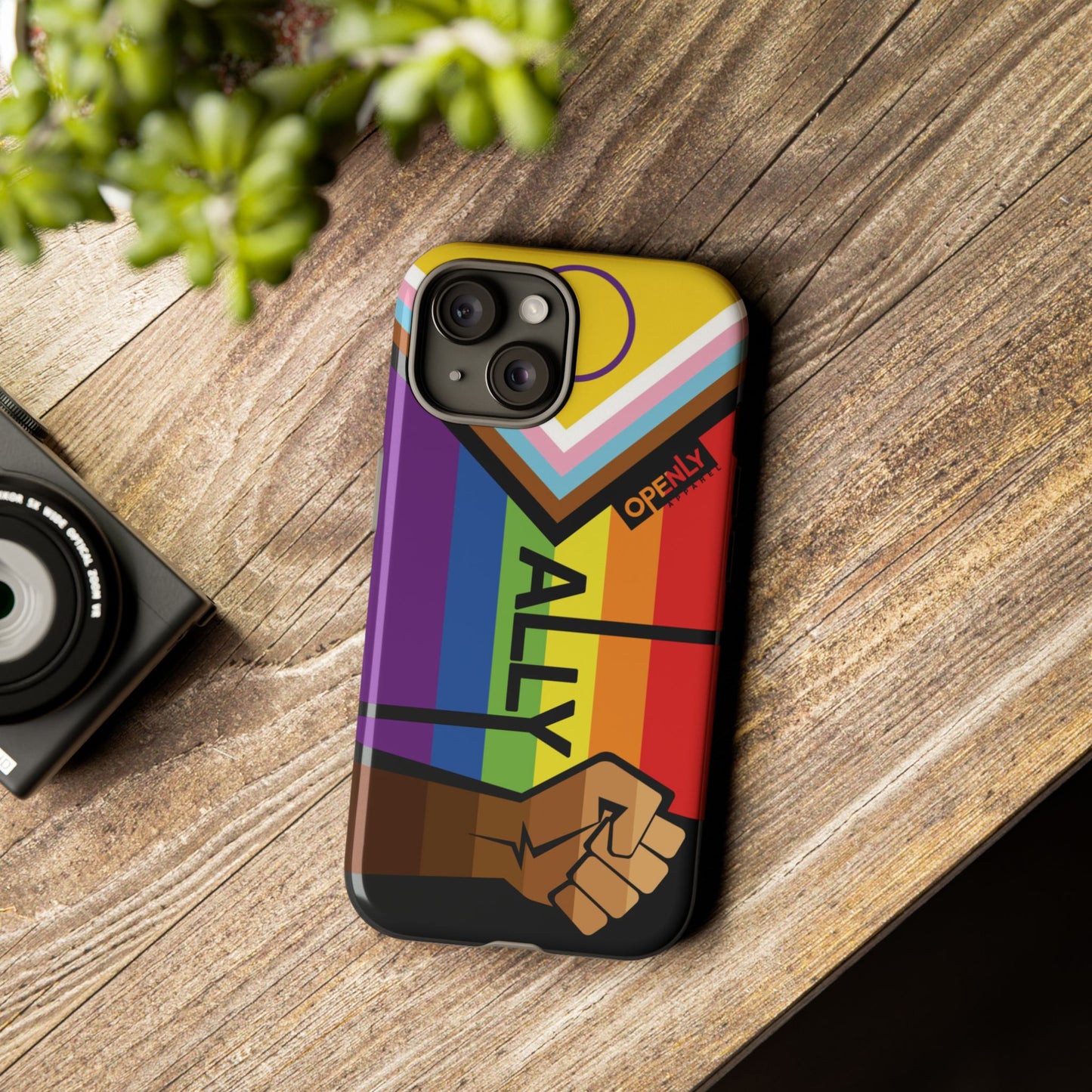 Ally Phone Case - Openly: Ally Design for LGBTQ+ & BIPOC Supporters