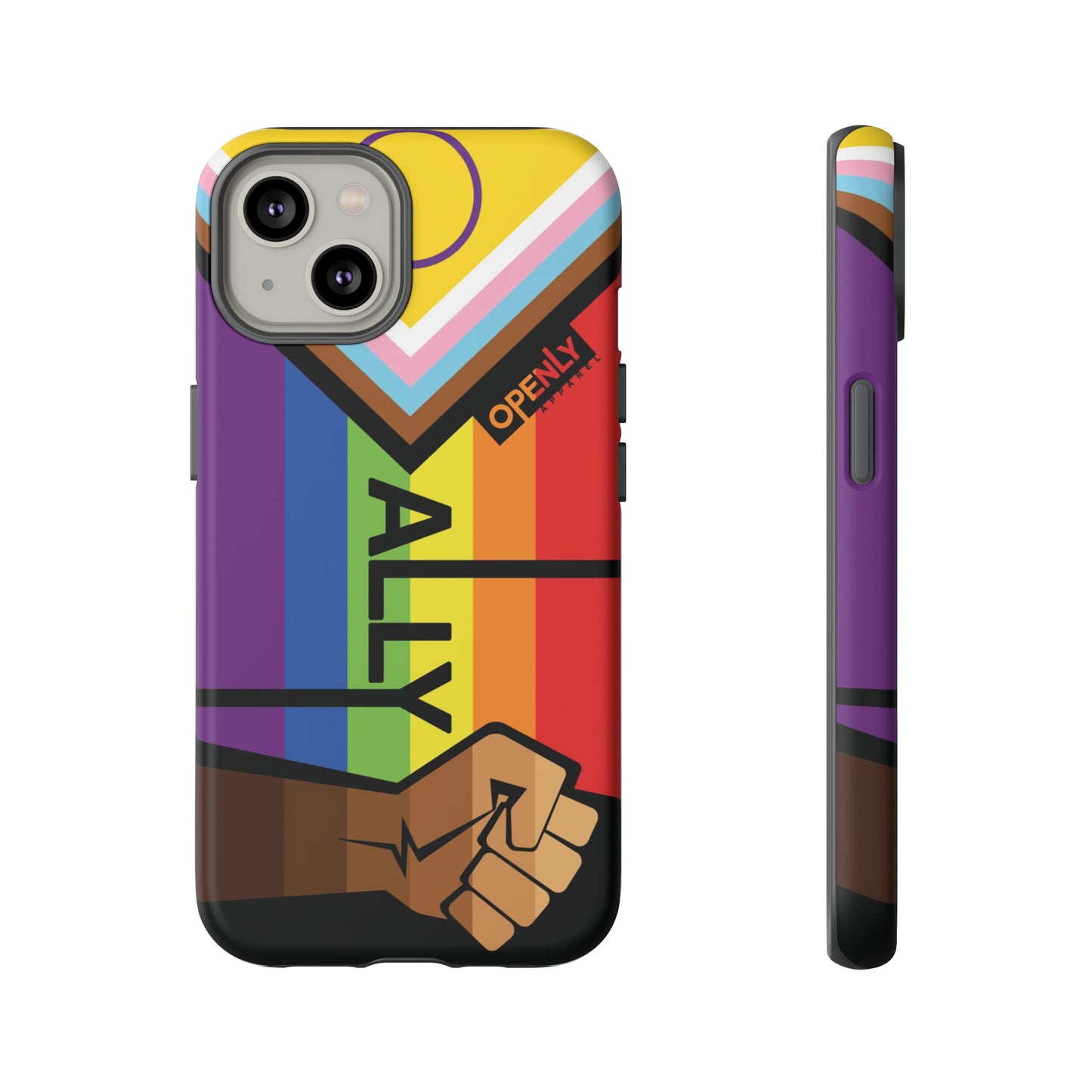 Ally Phone Case - Openly: Ally Design for LGBTQ+ & BIPOC Supporters