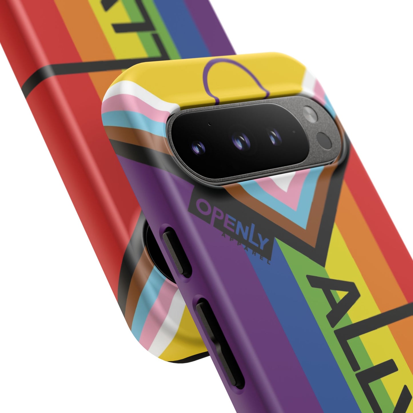 Ally Phone Case - Openly: Ally Design for LGBTQ+ & BIPOC Supporters