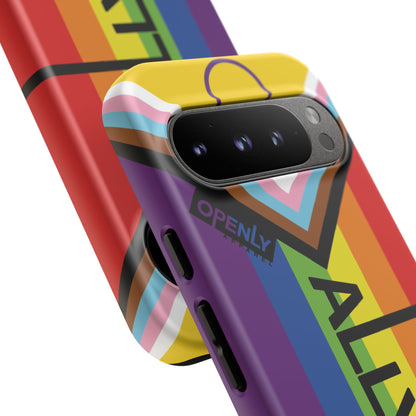 Ally Phone Case - Openly: Ally Design for LGBTQ+ & BIPOC Supporters