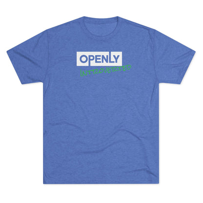 "Openly Introverted" Unisex Tri-Blend Crew Tee