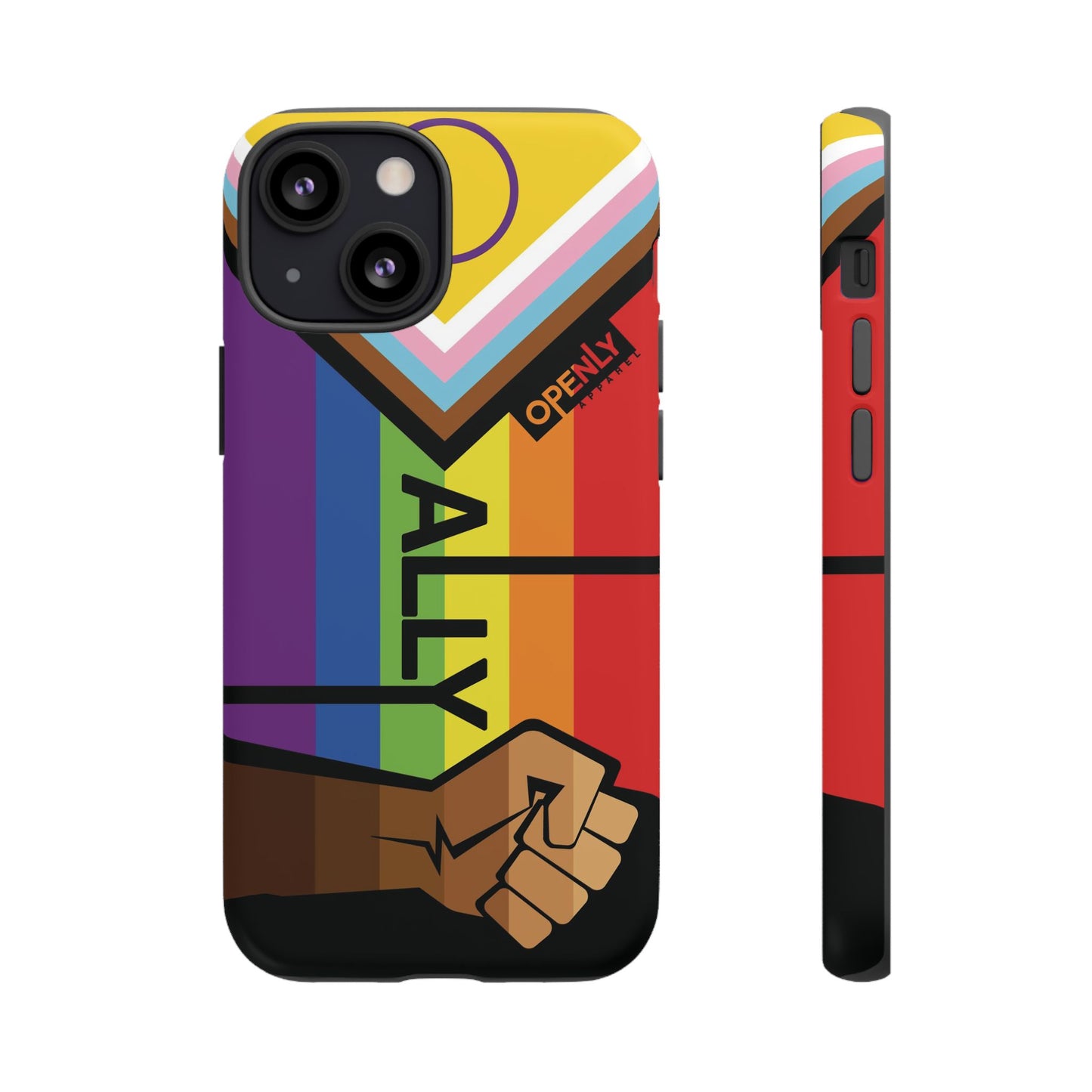 Ally Phone Case - Openly: Ally Design for LGBTQ+ & BIPOC Supporters