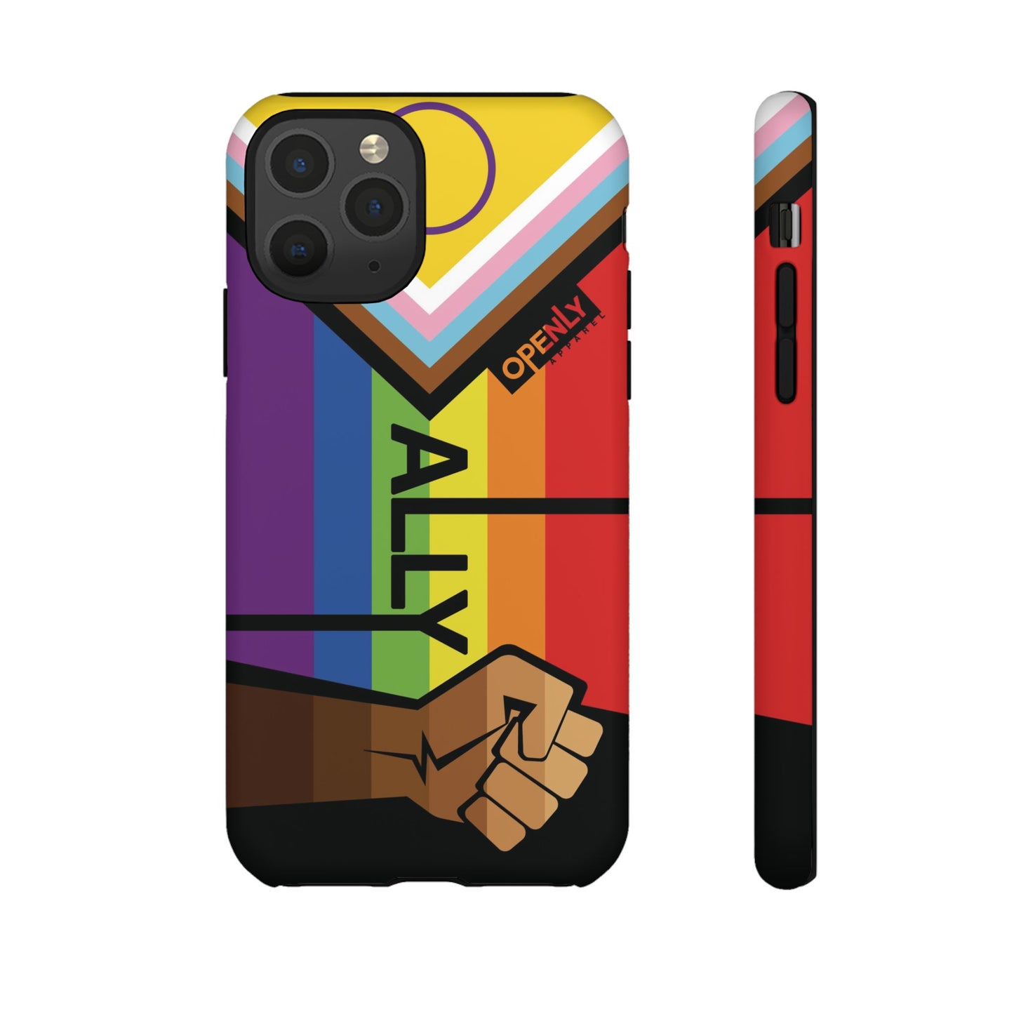 Ally Phone Case - Openly: Ally Design for LGBTQ+ & BIPOC Supporters