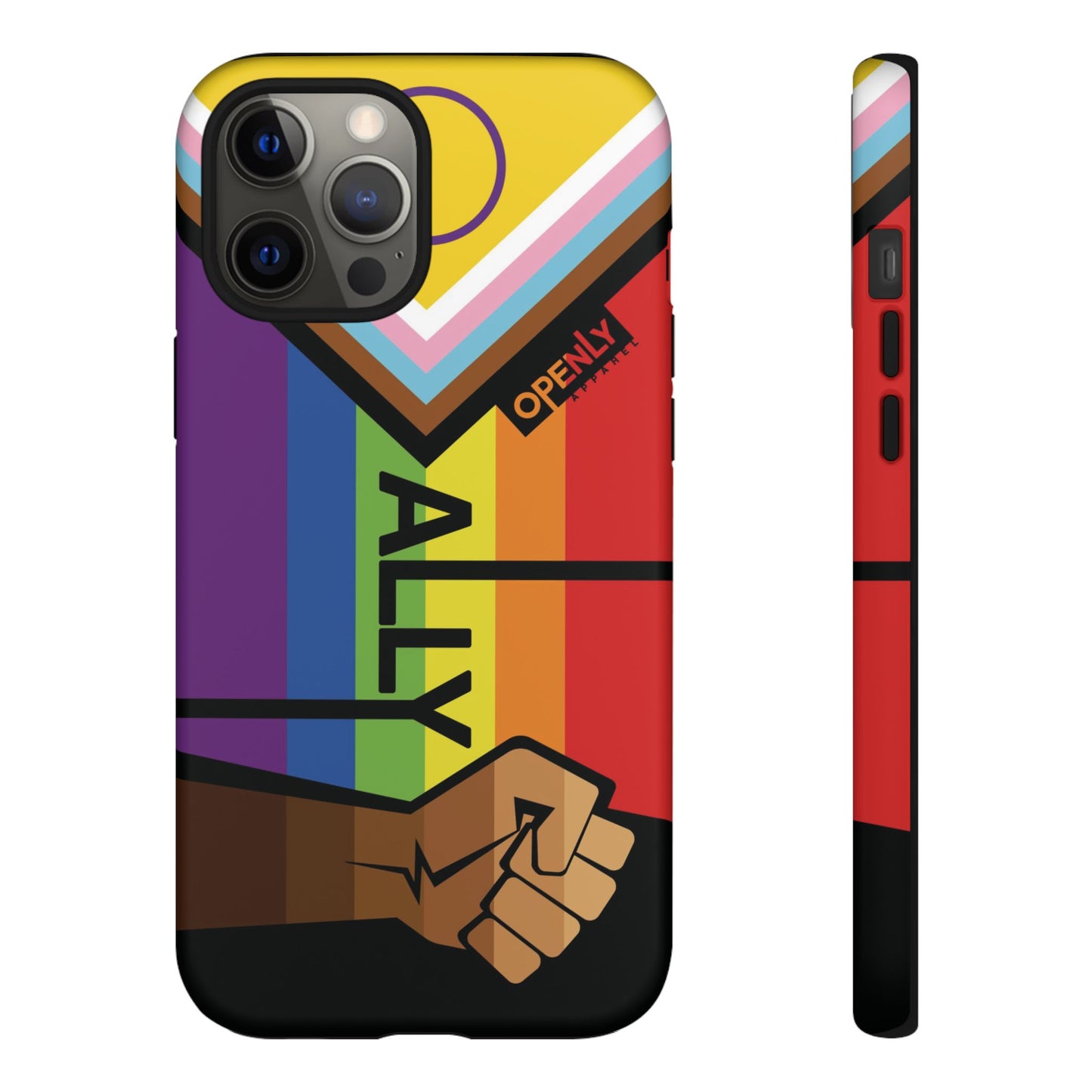 Ally Phone Case - Openly: Ally Design for LGBTQ+ & BIPOC Supporters