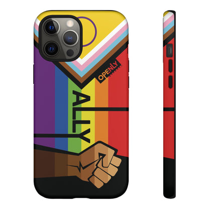 Ally Phone Case - Openly: Ally Design for LGBTQ+ & BIPOC Supporters