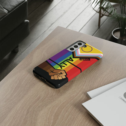 Ally Phone Case - Openly: Ally Design for LGBTQ+ & BIPOC Supporters