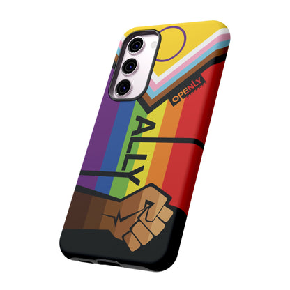 Ally Phone Case - Openly: Ally Design for LGBTQ+ & BIPOC Supporters