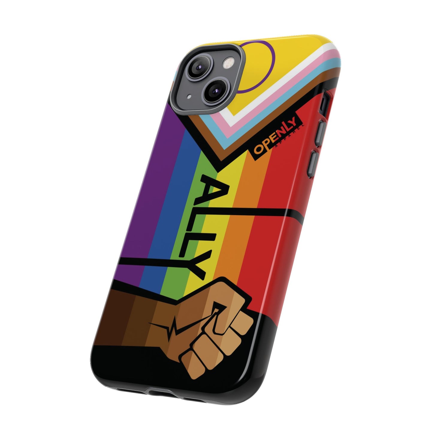 Ally Phone Case - Openly: Ally Design for LGBTQ+ & BIPOC Supporters