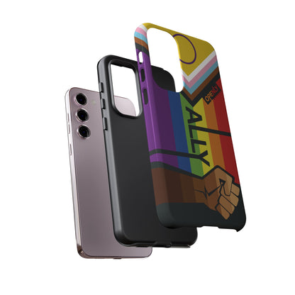 Ally Phone Case - Openly: Ally Design for LGBTQ+ & BIPOC Supporters
