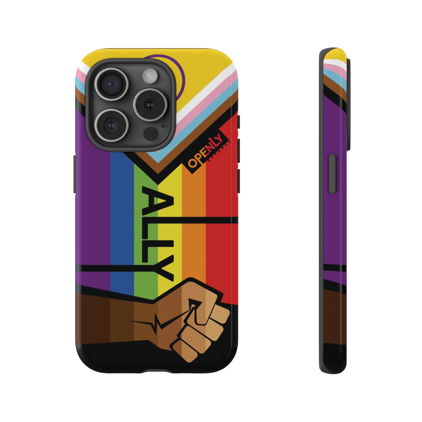 Ally Phone Case - Openly: Ally Design for LGBTQ+ & BIPOC Supporters