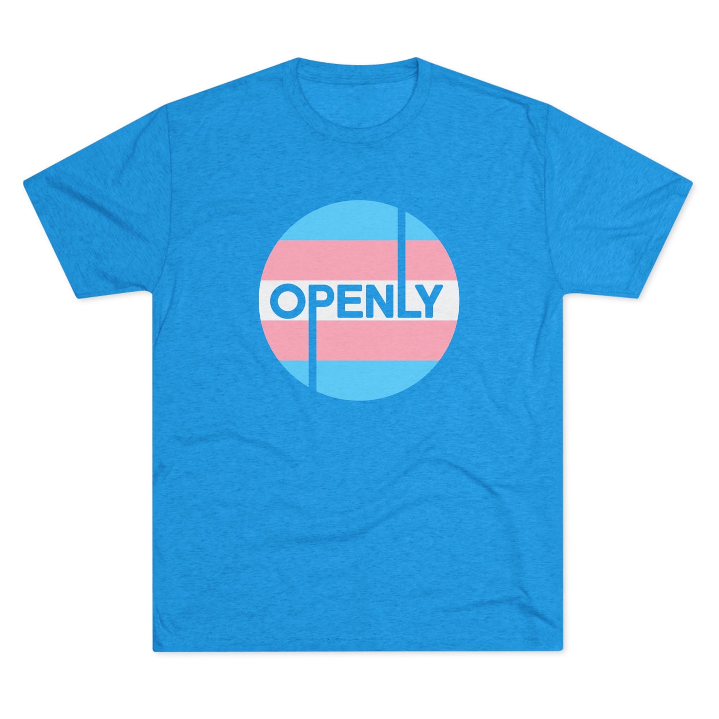 Openly Trans Unisex Tri-Blend Crew Tee
