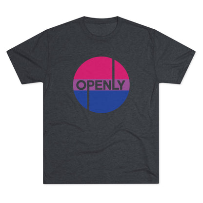 Openly Bi Unisex Tri-Blend Crew Tee