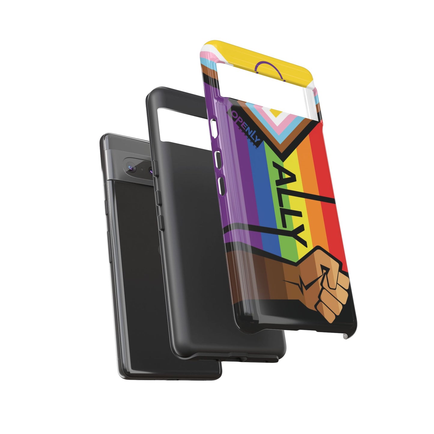 Ally Phone Case - Openly: Ally Design for LGBTQ+ & BIPOC Supporters