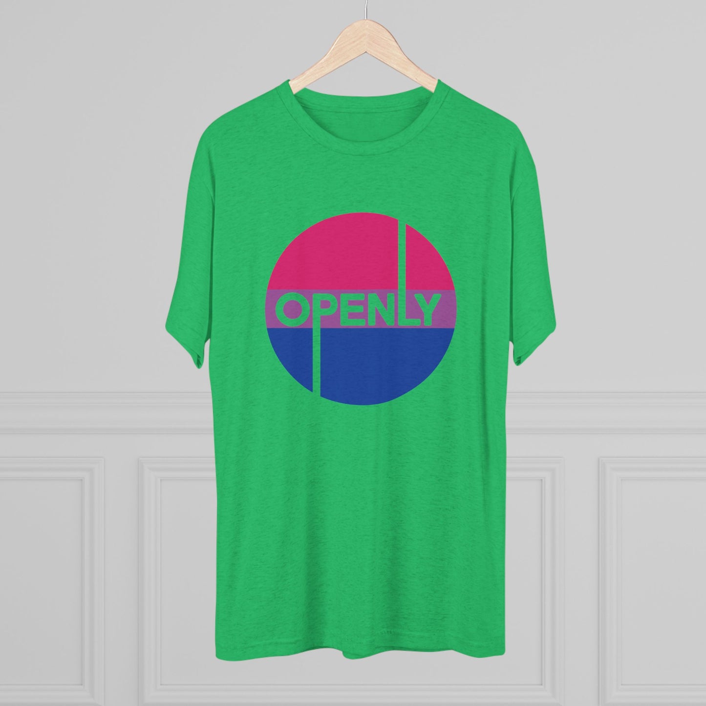 Openly Bi Unisex Tri-Blend Crew Tee