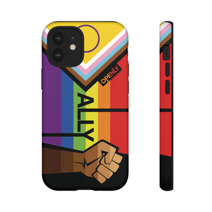 Ally Phone Case - Openly: Ally Design for LGBTQ+ & BIPOC Supporters