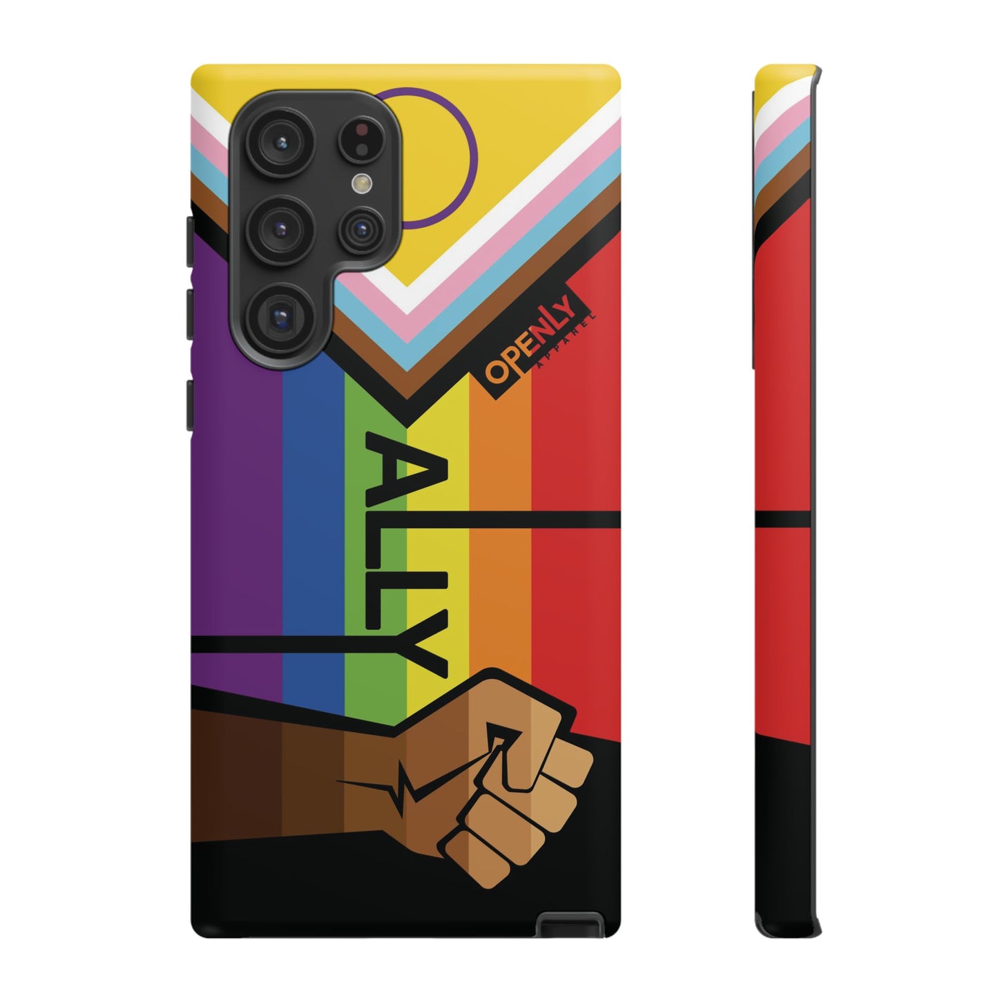 Ally Phone Case - Openly: Ally Design for LGBTQ+ & BIPOC Supporters