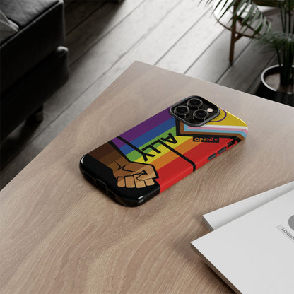 Ally Phone Case - Openly: Ally Design for LGBTQ+ & BIPOC Supporters