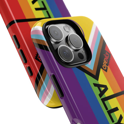 Ally Phone Case - Openly: Ally Design for LGBTQ+ & BIPOC Supporters