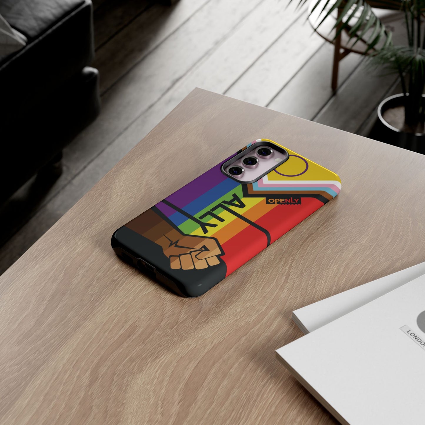 Ally Phone Case - Openly: Ally Design for LGBTQ+ & BIPOC Supporters