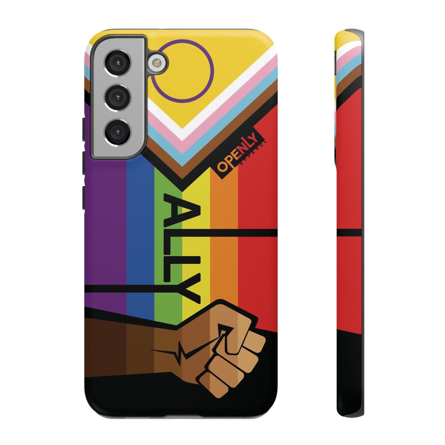 Ally Phone Case - Openly: Ally Design for LGBTQ+ & BIPOC Supporters