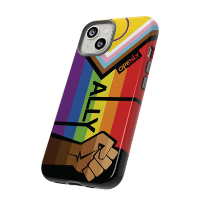 Ally Phone Case - Openly: Ally Design for LGBTQ+ & BIPOC Supporters