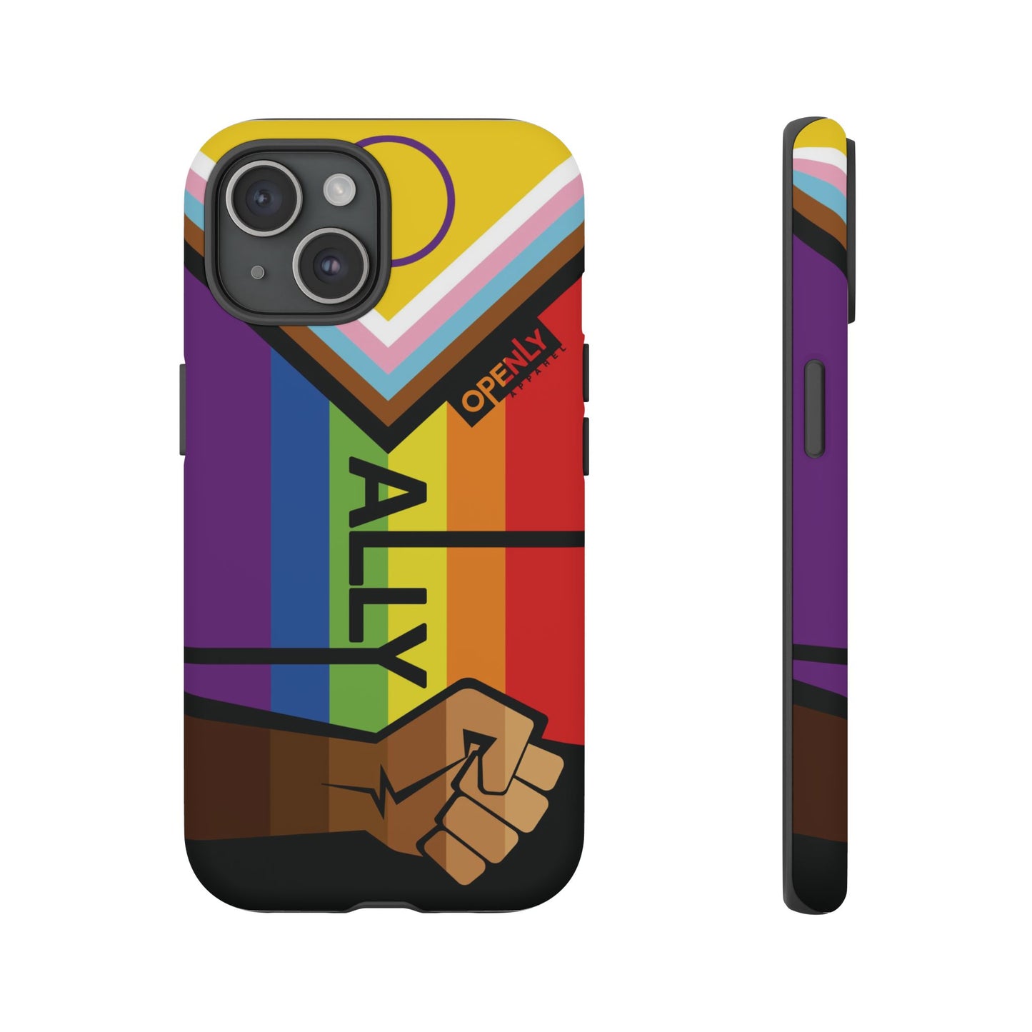 Ally Phone Case - Openly: Ally Design for LGBTQ+ & BIPOC Supporters