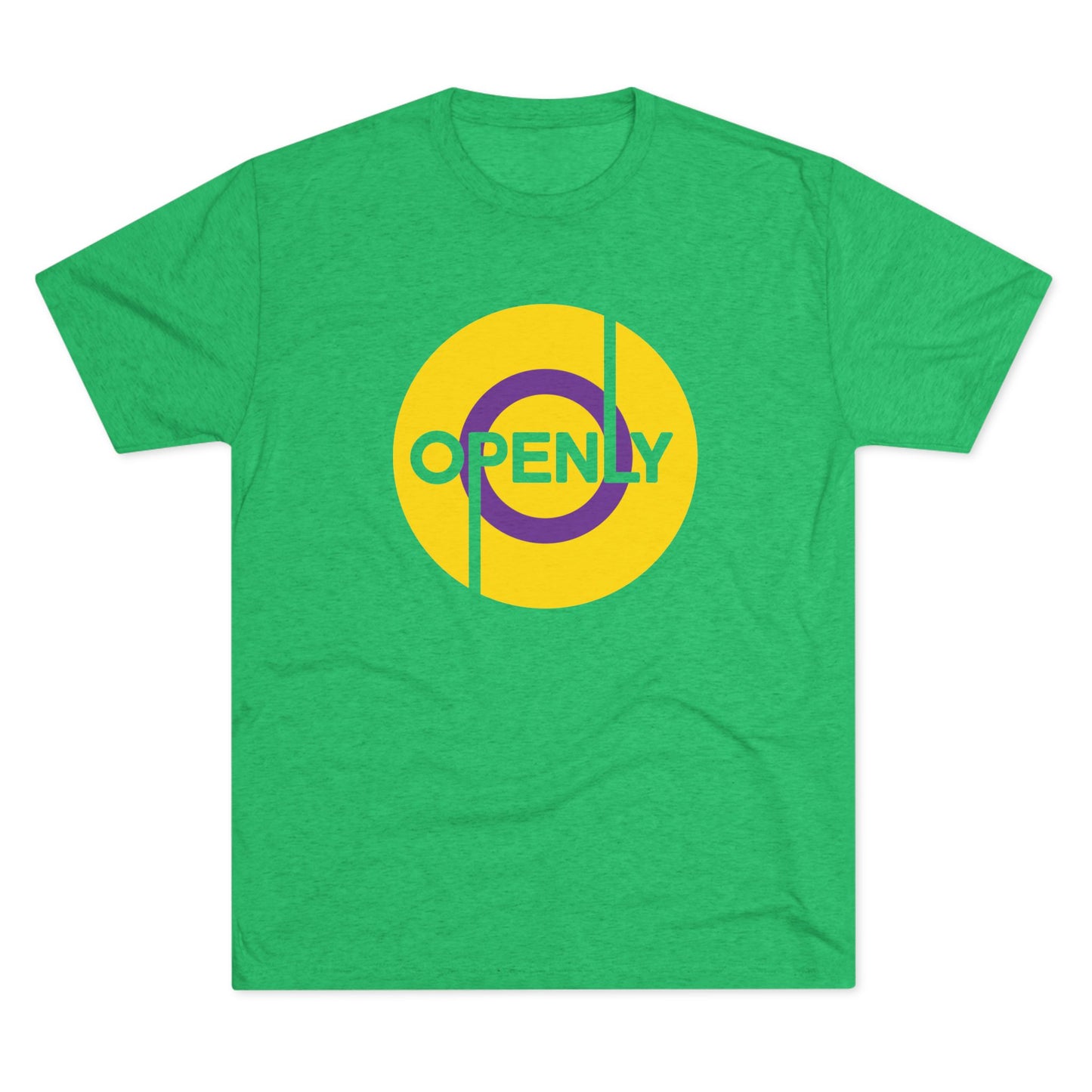 Openly Intersex Unisex Tri-Blend Crew Tee